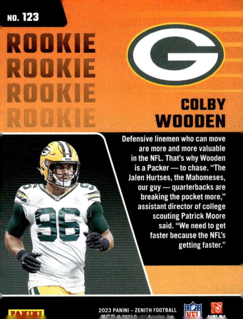 Amazon.com: COLBY WOODEN RC 2023 Panini Zenith Base #123 ROOKIE NM